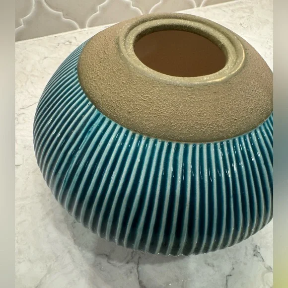 Outdoozie outdoor ‘cobalt’ tabletop Firepot for patio EUC - Picture 9 of 11